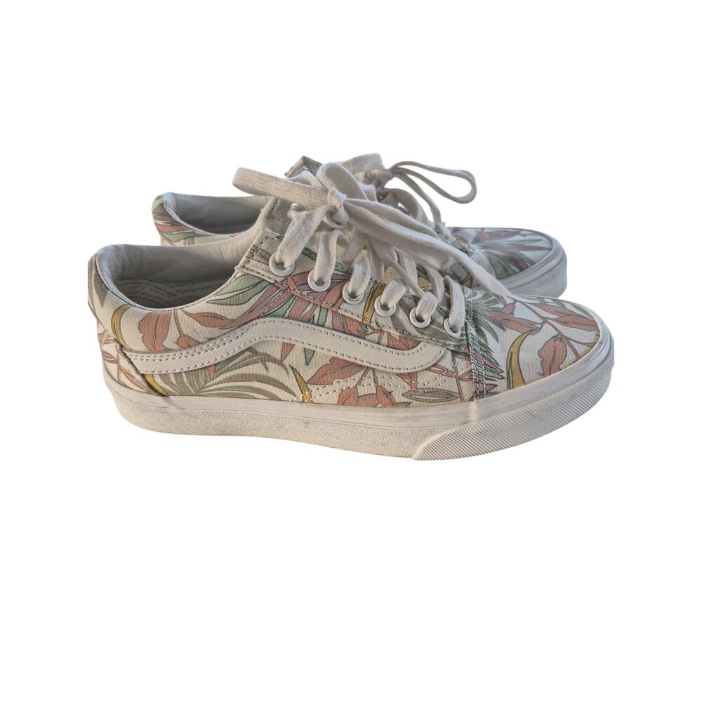 Vans Sneakers Womens 6.5 Old Skool Low California Floral Marsh Skate Shoes Laces - Picture 8 of 9